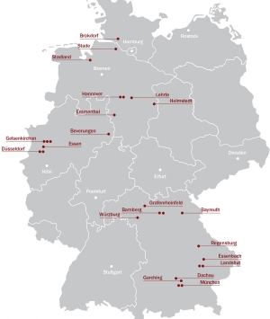 Arena One Standorte in Deutschland